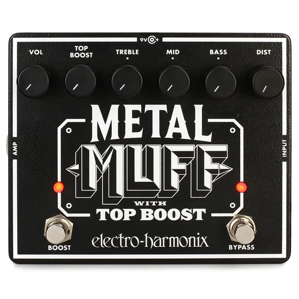 Pedal Distorsión Metal Muff Con Booster Electro-Harmonix 1