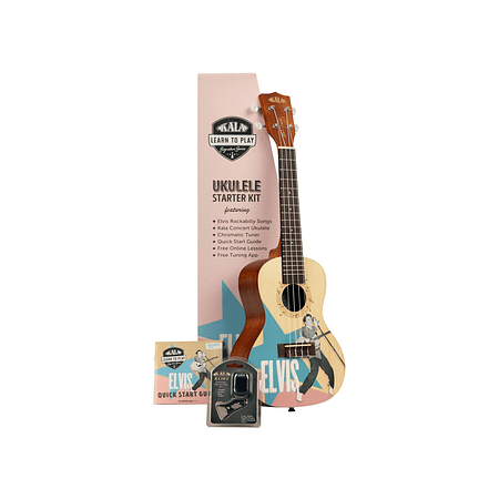 Ukelele Concierto Kala Elvis Rockabilly Kala-Ltp-C-Erb