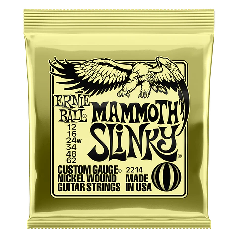 Set de cuerdas Ernie Ball Mammoth Slinky 12 – 62