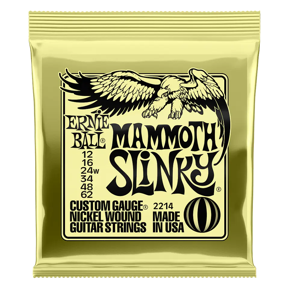 Set de cuerdas Ernie Ball Mammoth Slinky 12 – 62 1