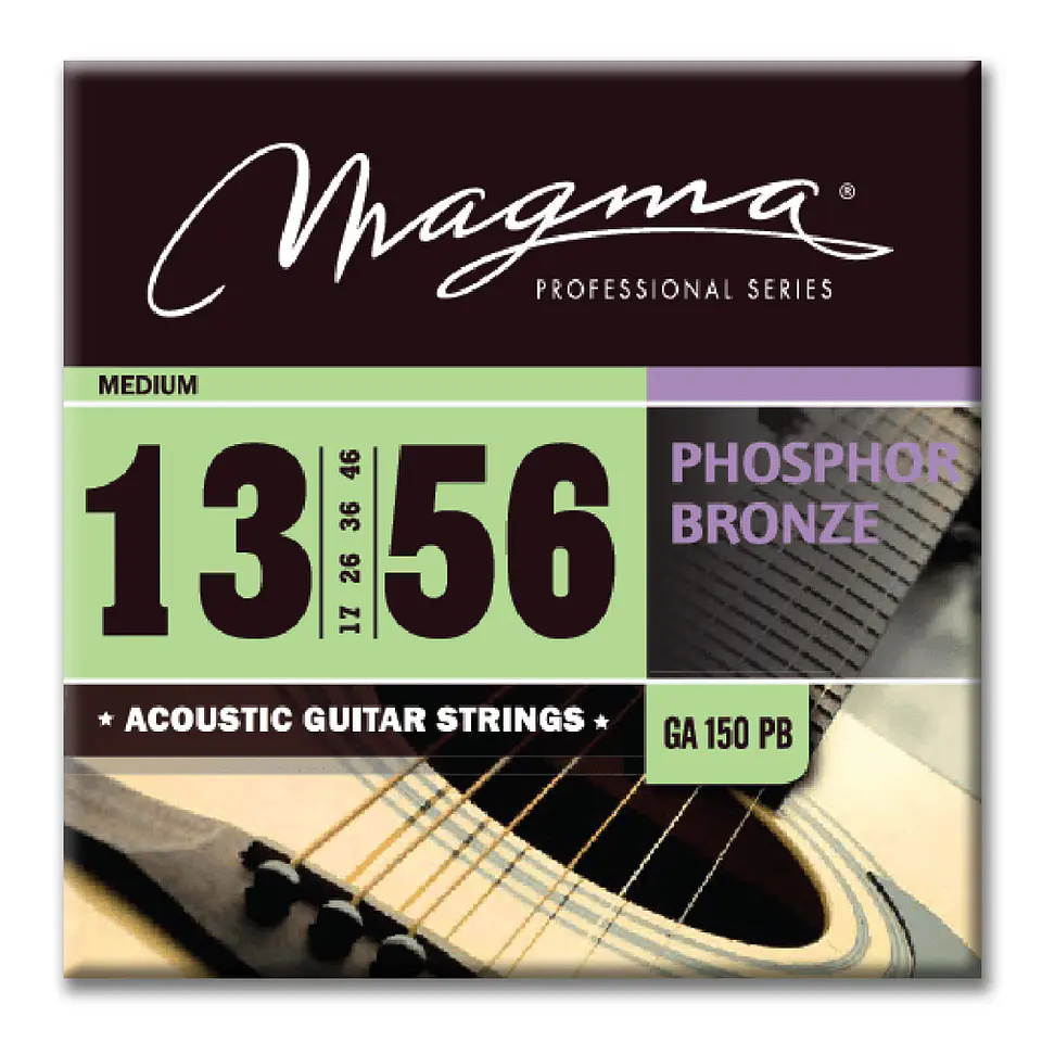 Set Cuerdas Guitarra Acustica GA150PB Magma 1