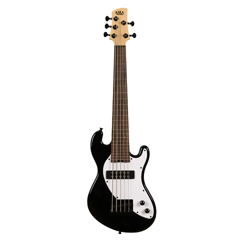 U-Bass Cuerpo Sólido 5 Cuerdas Fretless Ubass-SB5-BK-FL Kala