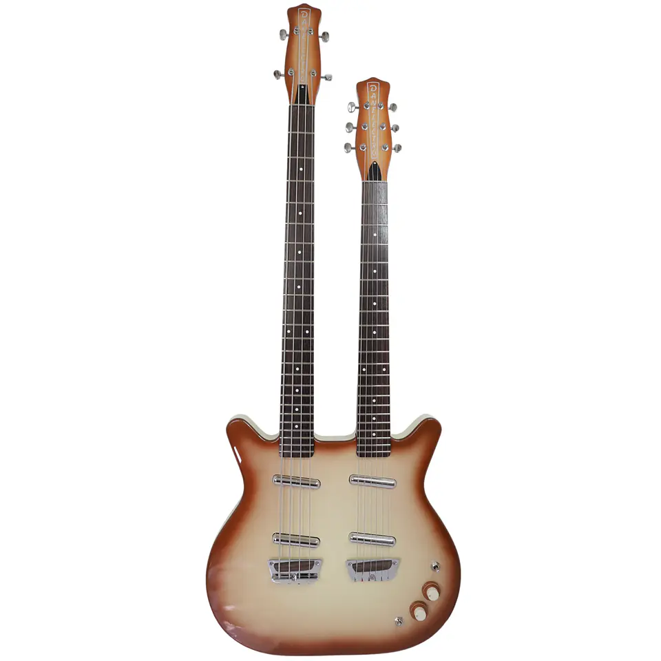 Guitarra - bajo Danelectro double neck 6/4 1