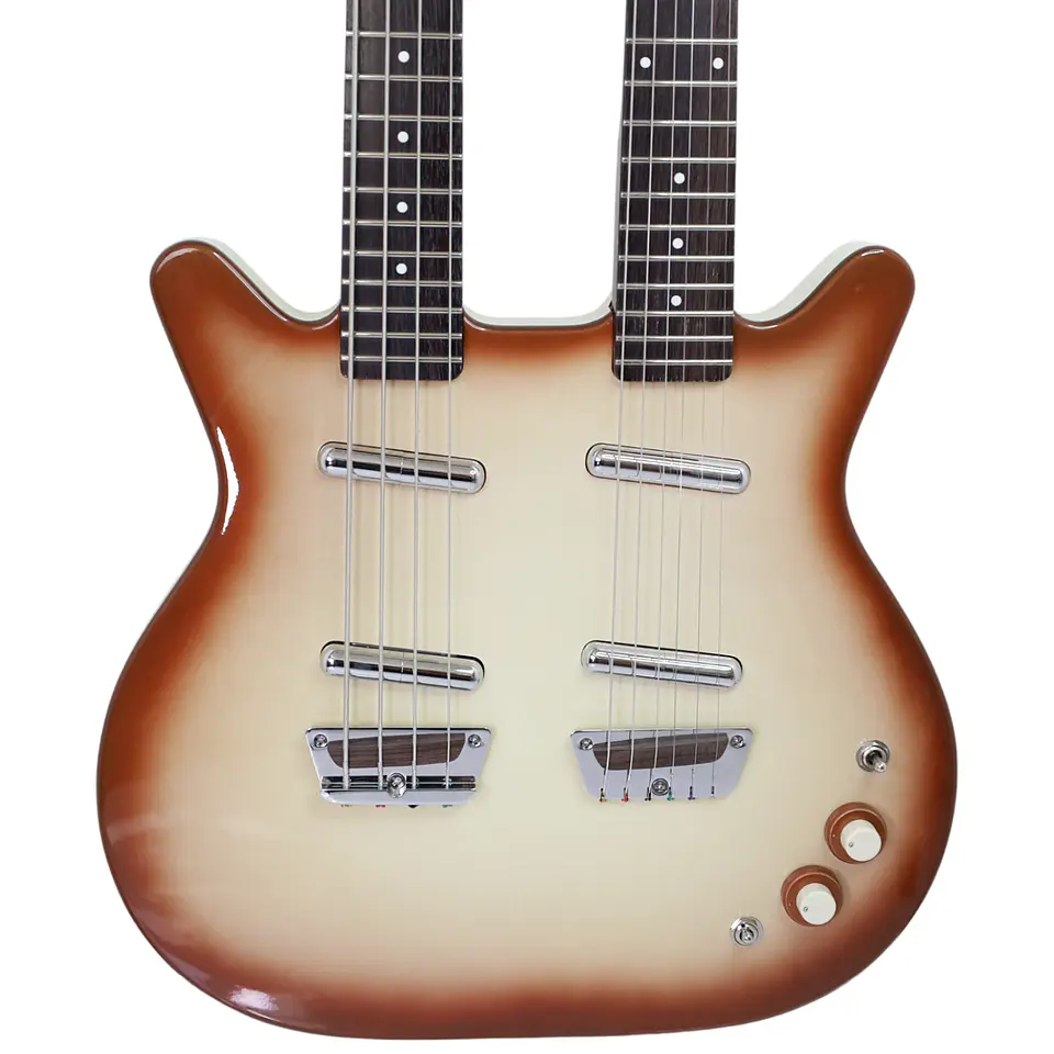 Guitarra - bajo Danelectro double neck 6/4 3