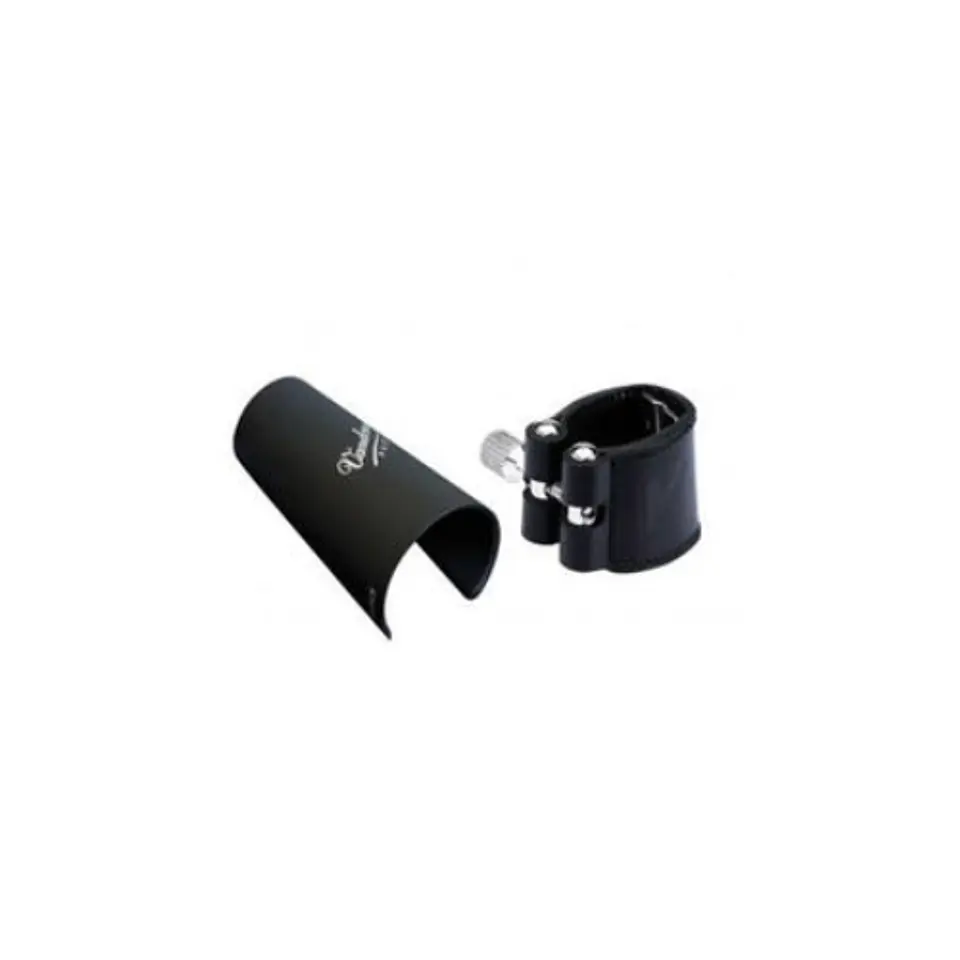 Abrazadera clarinete SIb -CUERO- con tapa plastic Vandoren 1
