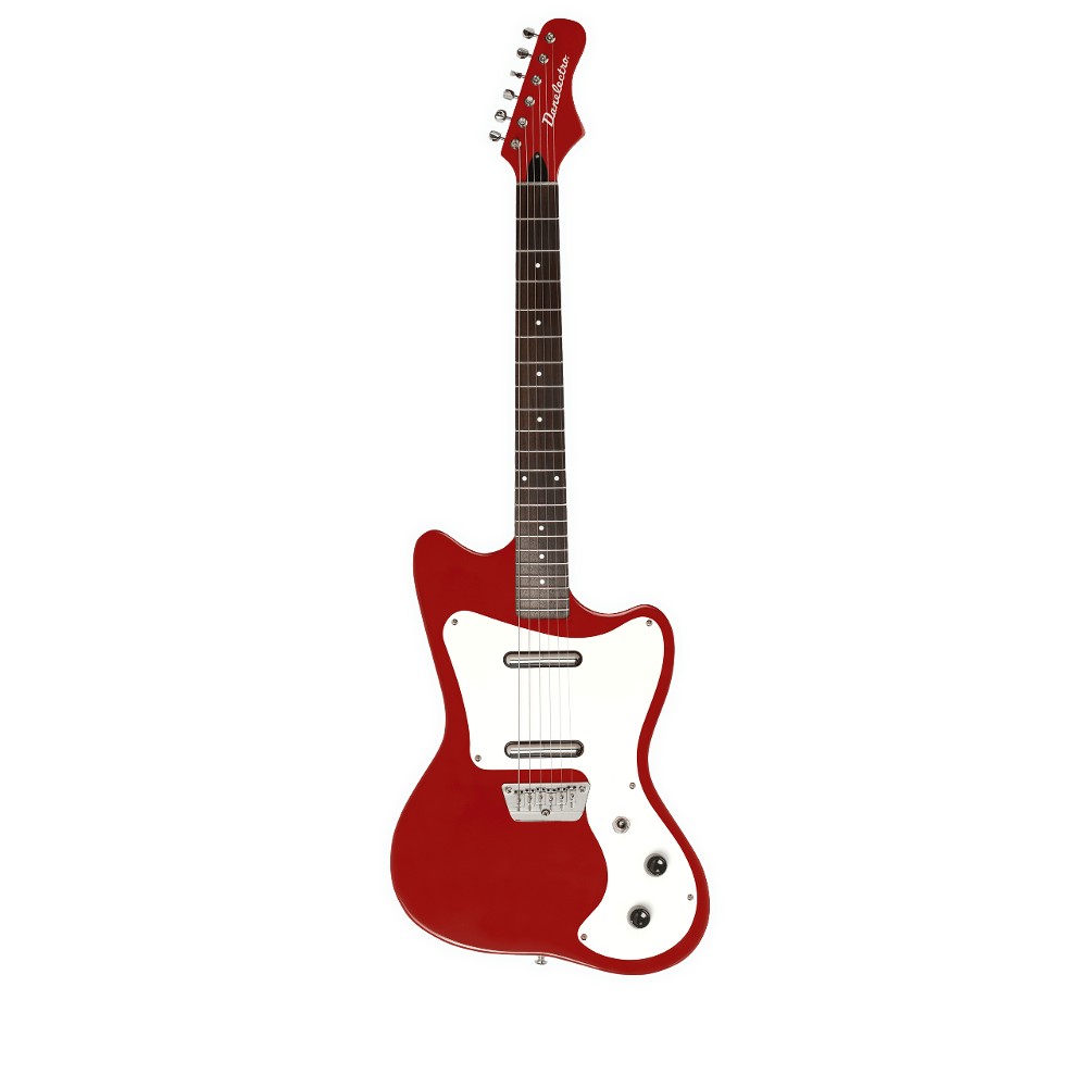 DANELECTRO ギター Danelectro 67 RED: Tonos Cálidos y Sensación Futurista