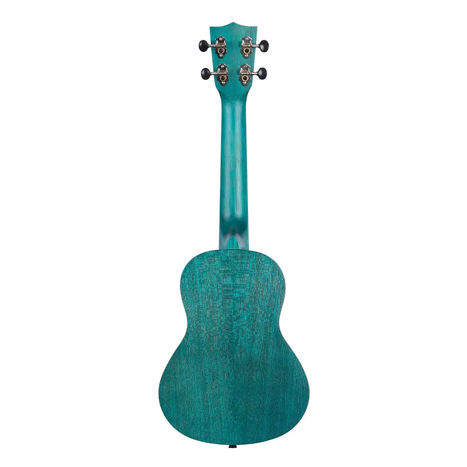 Ukelele Kala Meranti Blue Stained Concierto Ka-Mrt-Blu-C 4