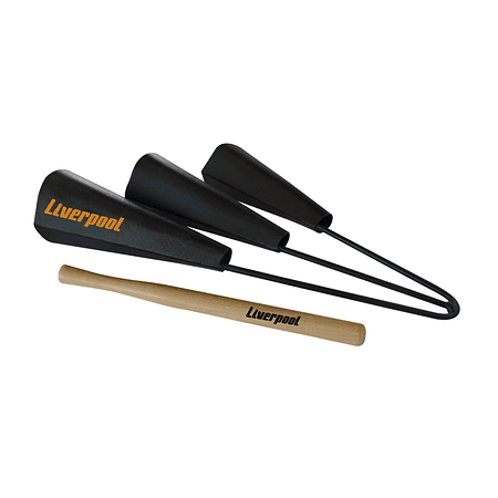 Agogó Liverpool triple pintado Negro AG-TRP