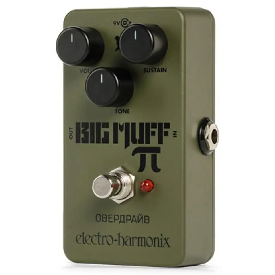 Pedal Dist & Fuzz Green Russian Big Muff PI Electro Harmonix 2