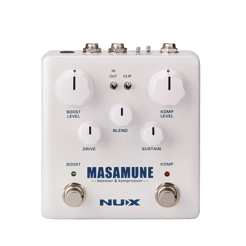 Pedal de Efectos Nux Booster y Compresor Masamune NBK-5