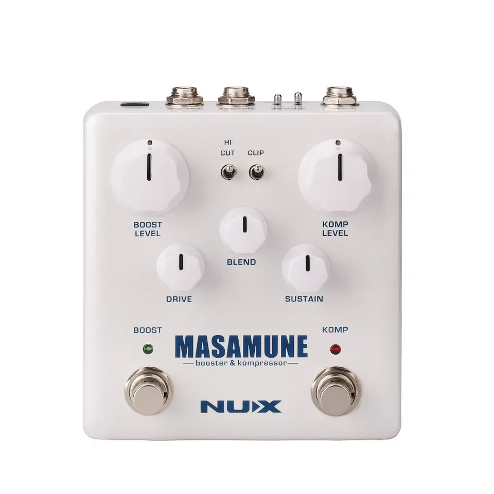 Pedal de Efectos Nux Booster y Compresor Masamune NBK-5 1