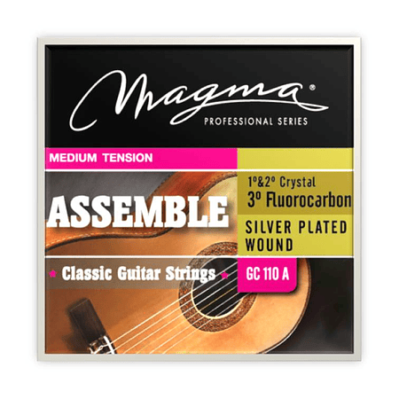 Set Cuerdas Guitarra Clásica Assamble GC110A Magma