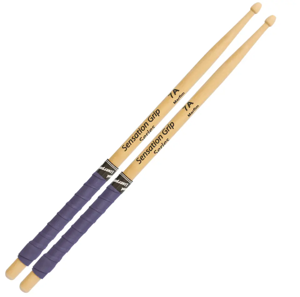 Baquetas Liverpool Sensation Grip 7A punta Madera EVA-SG-7AM 1