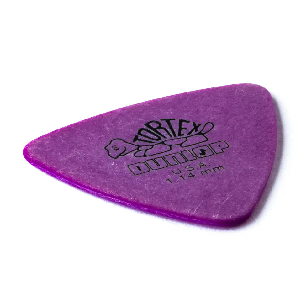 Uñetas Dunlop Tortex 431 Triangulares 1.14mm Pack 6un 2