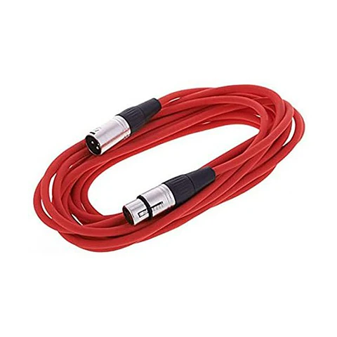 Cable Micrófono 10Mts Rojo Kirlin Mpc-280-10R