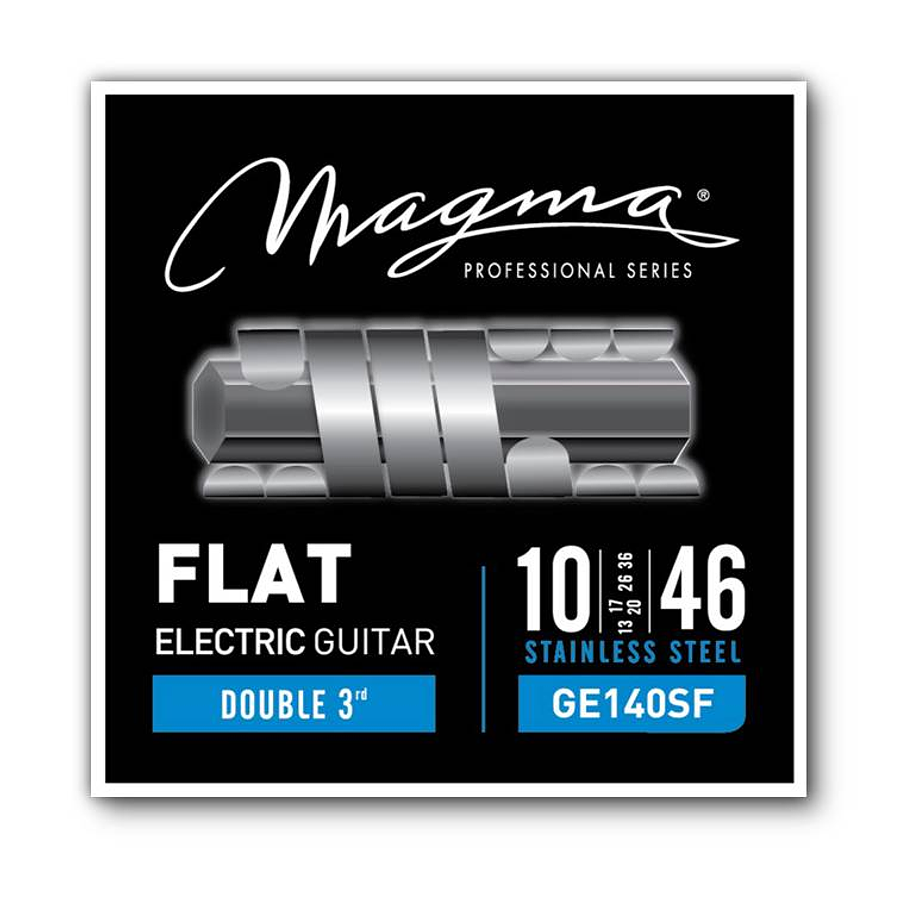 Set Cuerdas Guitarra Eléctrica  Flat GE140SF Magma