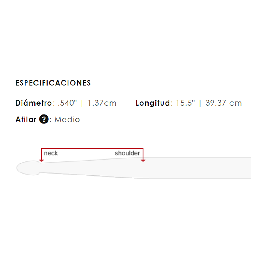 Baquetas Vic Firth 7A American Classic Punta de Nylon