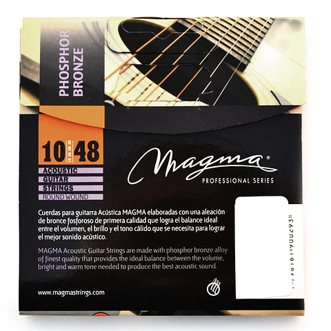 Set Cuerdas Guitarra Acustica GA120PB Magma