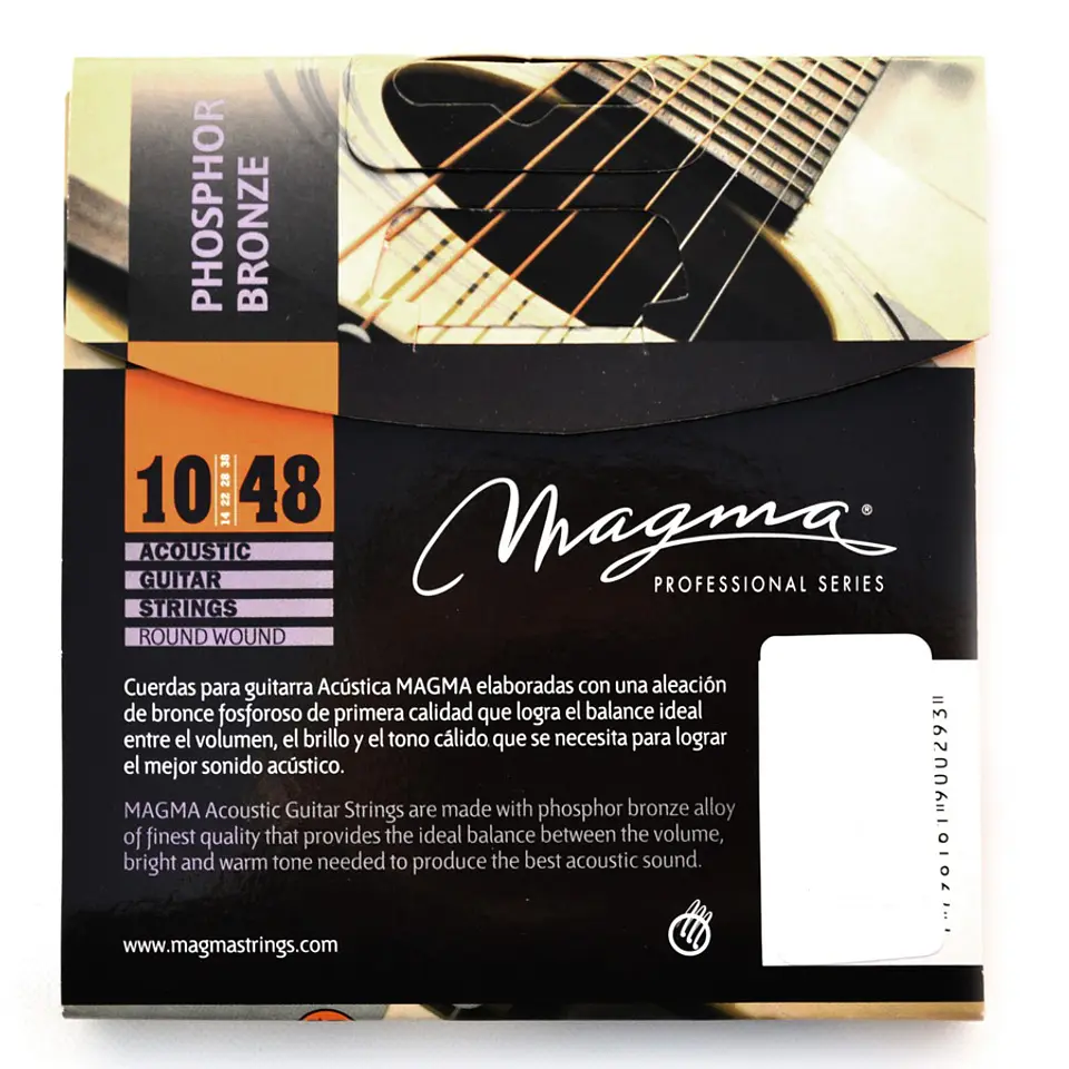 Set Cuerdas Guitarra Acustica GA120PB Magma 2