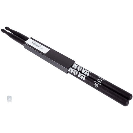 Baquetas Vic Firth 5B NOVA Black Punta de Madera