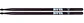 Baquetas Vic Firth 5B NOVA Black Punta de Madera - Miniatura 2
