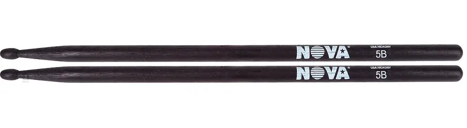Baquetas Vic Firth 5B NOVA Black Punta de Madera 2