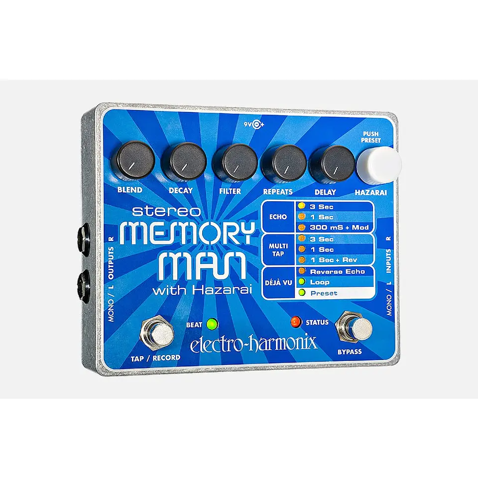 Pedal Stereo Memory Man With Hazarai Electro Harmonix 1