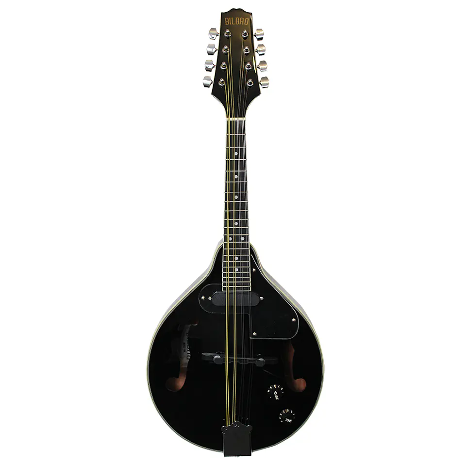 Mandolina Electroacústica Negra Bilbao. M30T-Bk 1