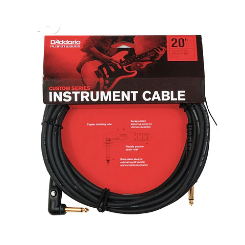 Cable instrumento TS-1/4" 6mts. PW-GRA-20 PW Daddario