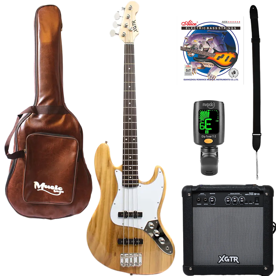 Pack bajo eléctrico JB100-NT Natural XGTR