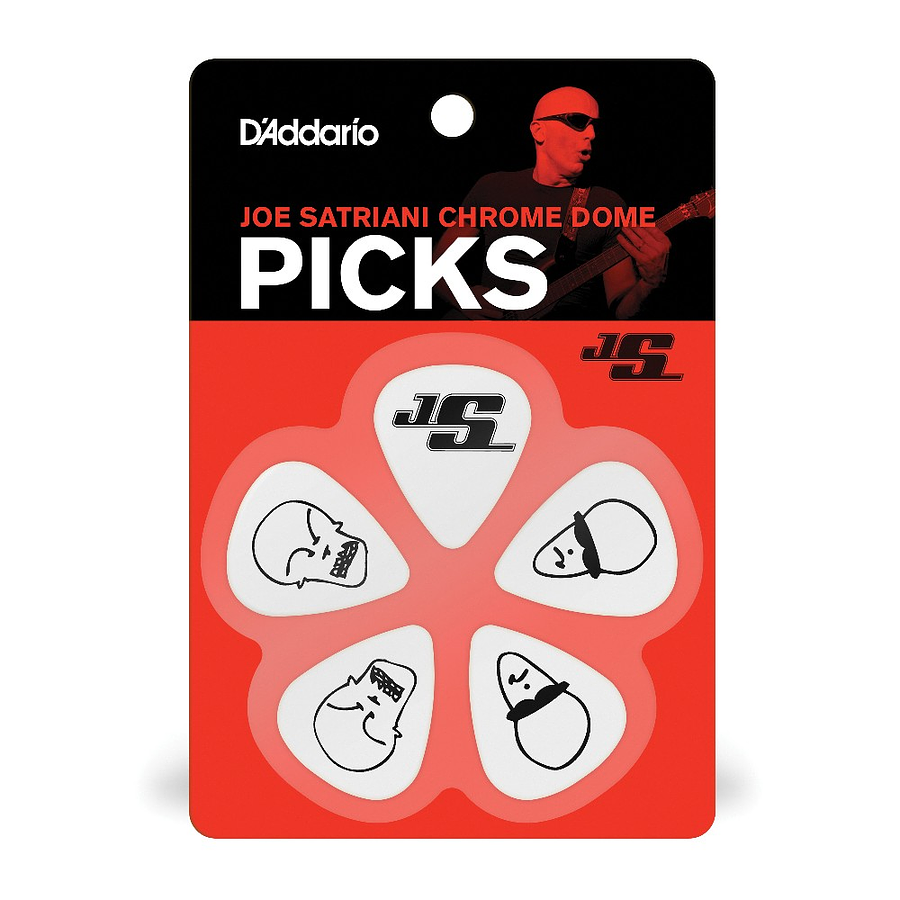 Uñetas Satriani White (.70mm) 10 pack 1CWH4-10JS Daddario