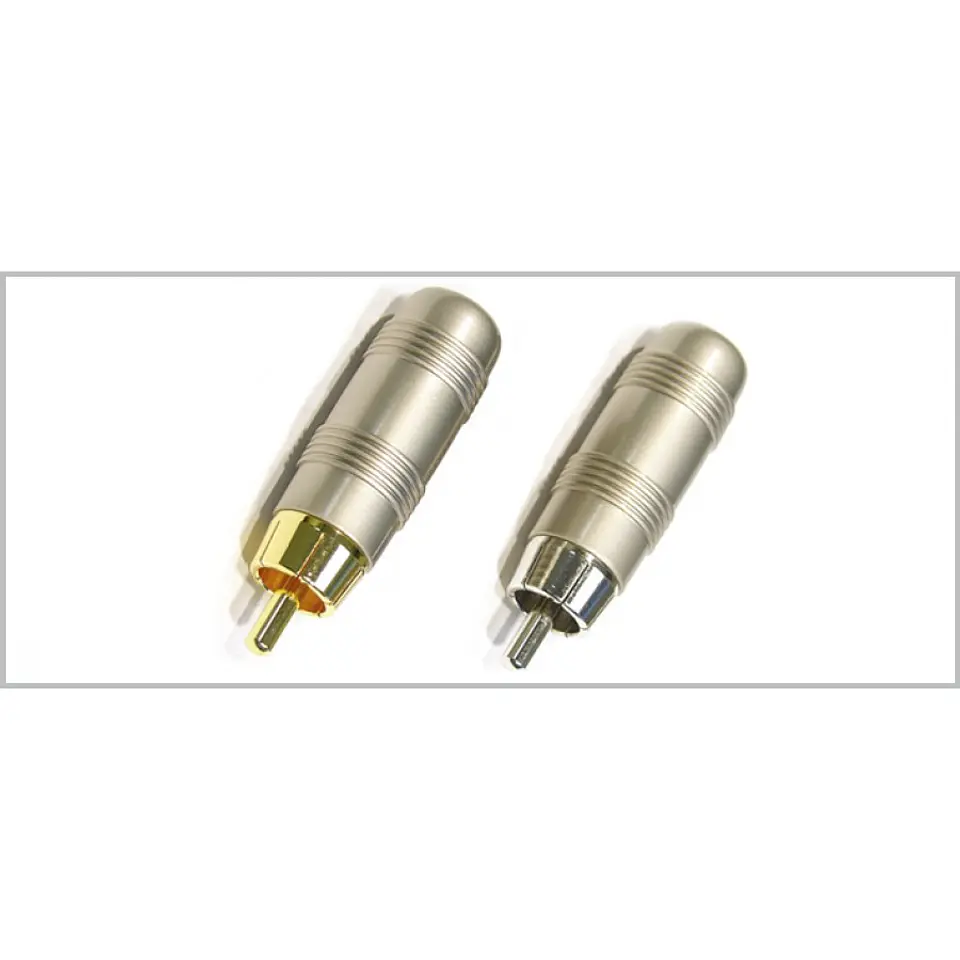 Conector Rca Níquel/Plateado Ch 4051 Prg (2 Unidades) 1