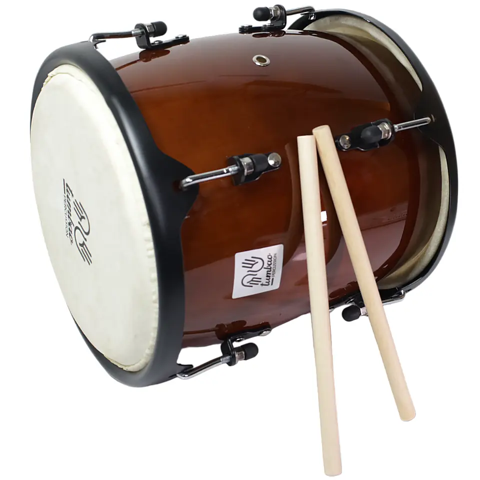 Tambora 11xH14'' caoba con correa Tumbao 1