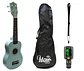 Full Pack Ukelele Sopr.Hana Azul+Afinador Clip+Strap Allegro - Miniatura 1