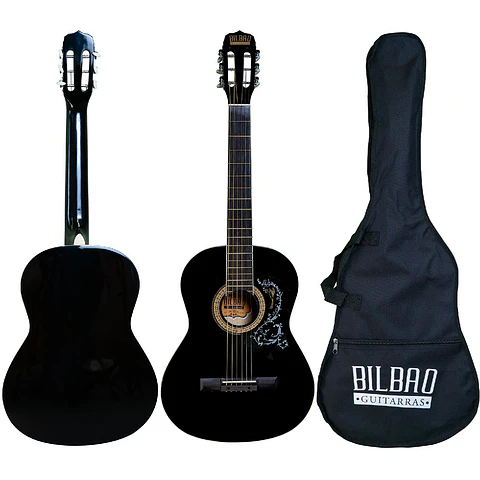 Guitarra acústica Bilbao BIL-39DS-BK + Funda