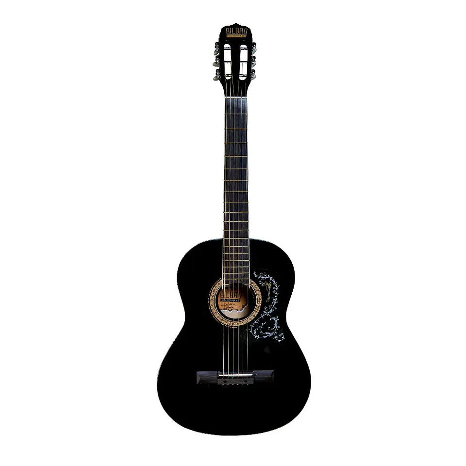 Guitarra acústica Bilbao BIL-39DS-BK + Funda 2