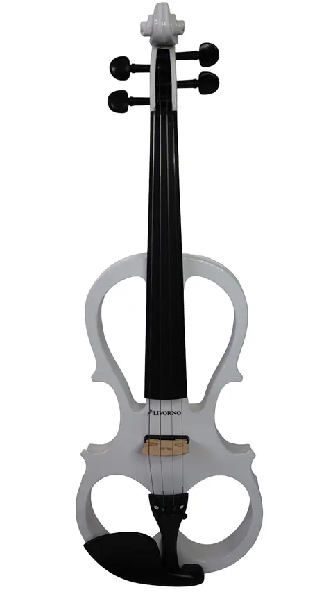Violín Eléctrico Livorno 4/4 Blanco LIV-E-40WH