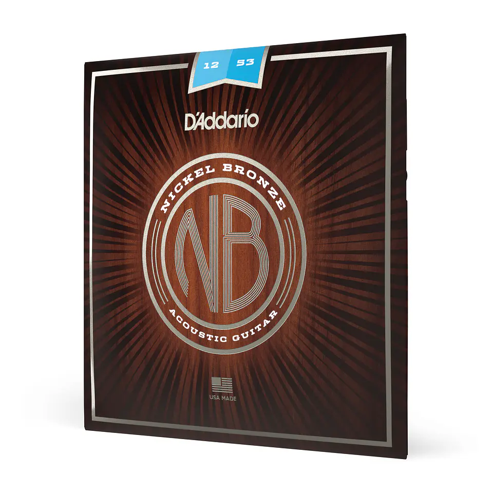 Set Cuerdas Guitarra Acústica Bronze 12-53 NB1253 Daddario 1