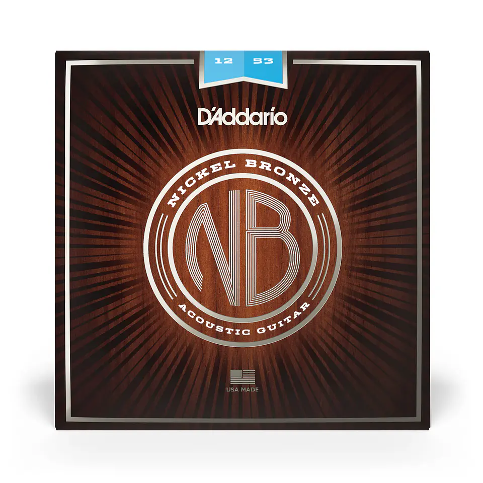 Set Cuerdas Guitarra Acústica Bronze 12-53 NB1253 Daddario 2