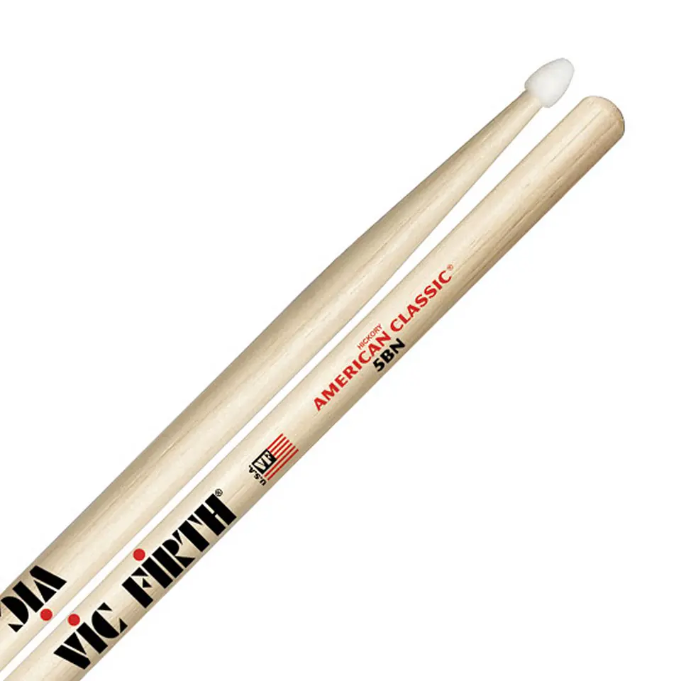 Baquetas Vic Firth 5B American Classic Punta de Nylon 1