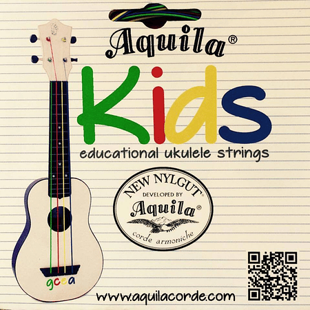 Set Aquila Para Ukelele Soprano Kids 160U