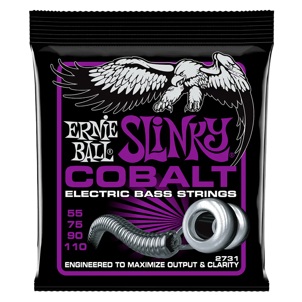 Cuerdas Bajo Eléctrico Slinky Cobalt 55-110 Ernie Ball 2731 1