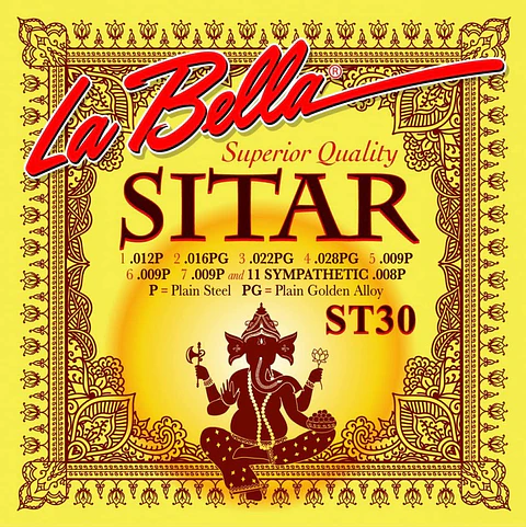 Set de Cuerdas para Sitar La Bella ST30