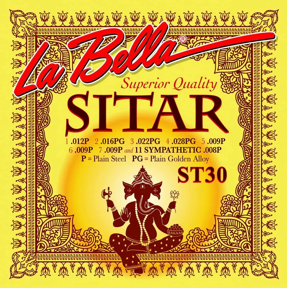 Set de Cuerdas para Sitar La Bella ST30 2