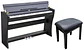 Pack Piano Digital Zimmer ZIM-2100-WDN + Silla de Piano Estándar AP-5126 - Miniatura 2