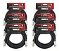 Pack 6 Cable Micrófono Serie C XLR 10M Kirlin Mpc6-280-10 - Miniatura 1
