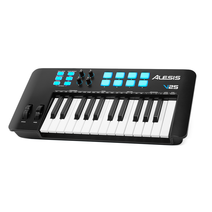 Controlador Midi 25 Teclas V25 MKII Alesis