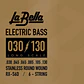 Set de 6 Cuerdas Bajo Eléctrico La Bella 30-130 Rx-s6d - Miniatura 1