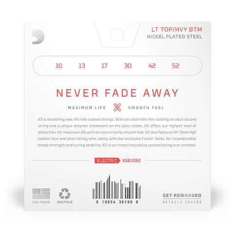 Set Cuerdas Guitarra Eléctrica 10-52 XSE1052 Daddario