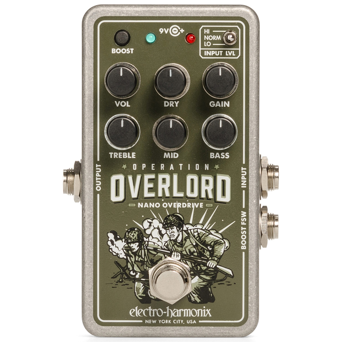 【10453】 新品 NANO OVERLORD Pedal Overdrive Nano Operation Overlord Electro Harmonix